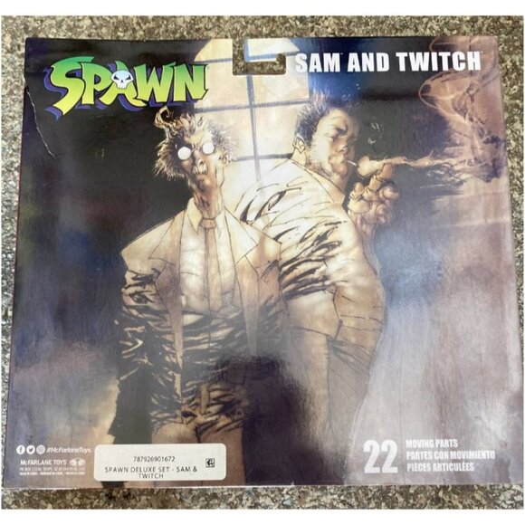 McFarlane Toys Spawn Sam & Twitch 7 inc Deluxe Figure Set - Picture 6 of 10
